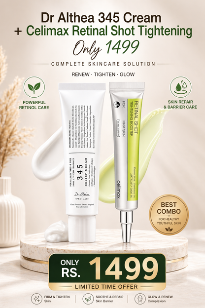 Dr Althea 345 Cream + Celimax Retinal Shot Tightening Only 1499