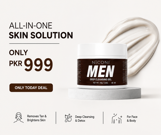 Niconi Men Enzyme De-Tan Pack (300g Each)